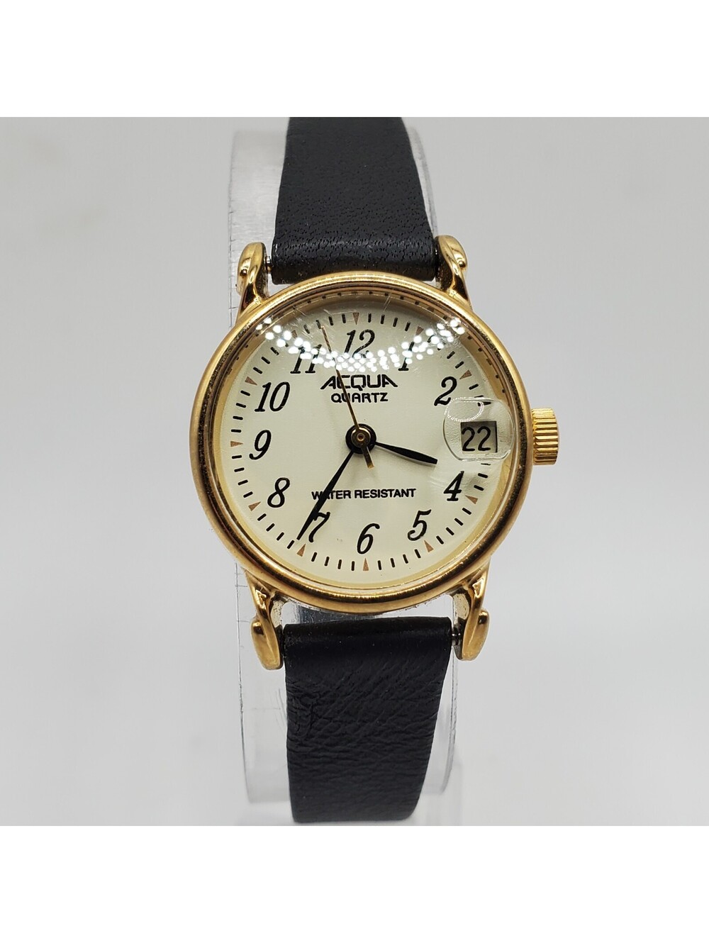 Timex Acqua Quartz Womens Watch 22mm Date Dial New Battery